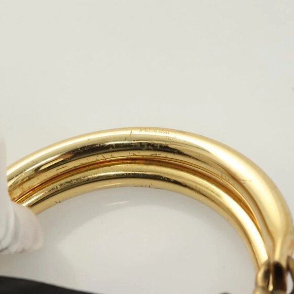 PRADA Chain Hand Bag Nylon Black Gold - Picture 10 of 16